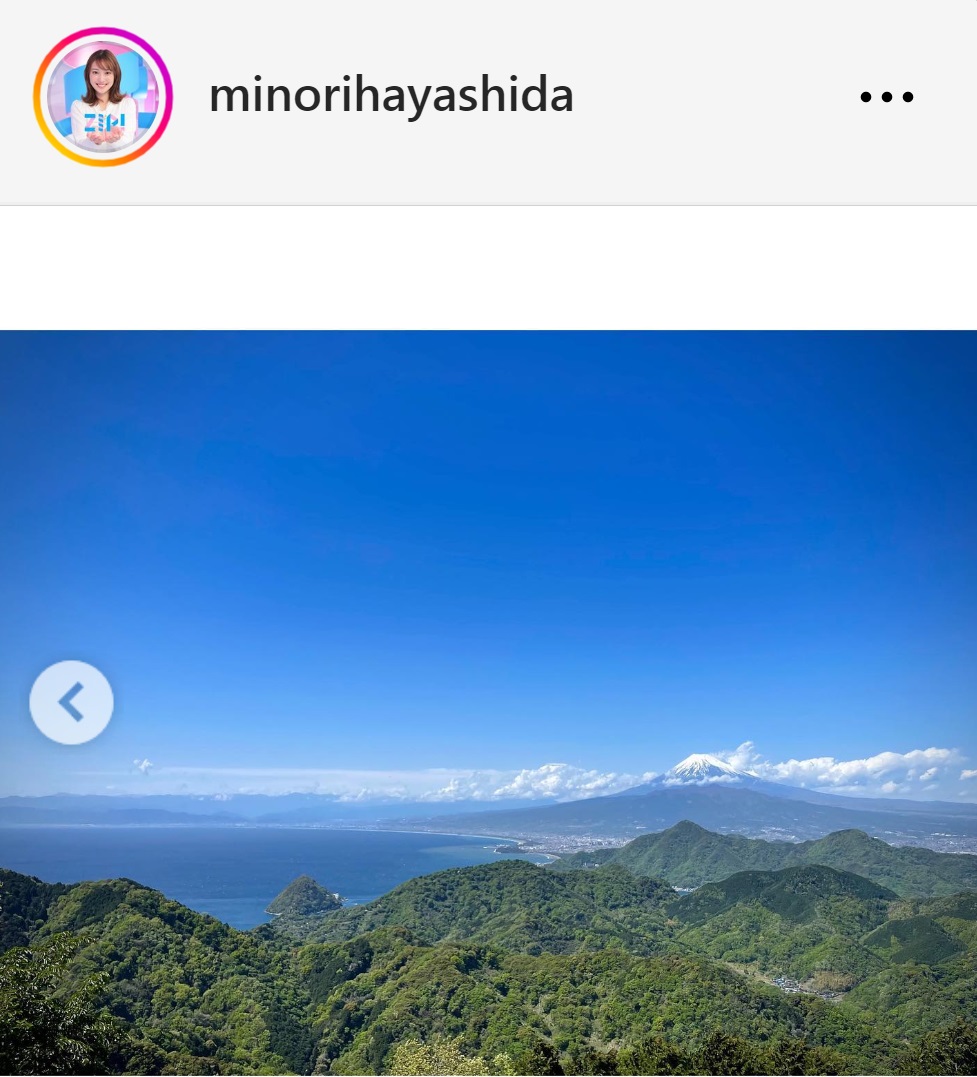 林田美学アナのインスタグラムから