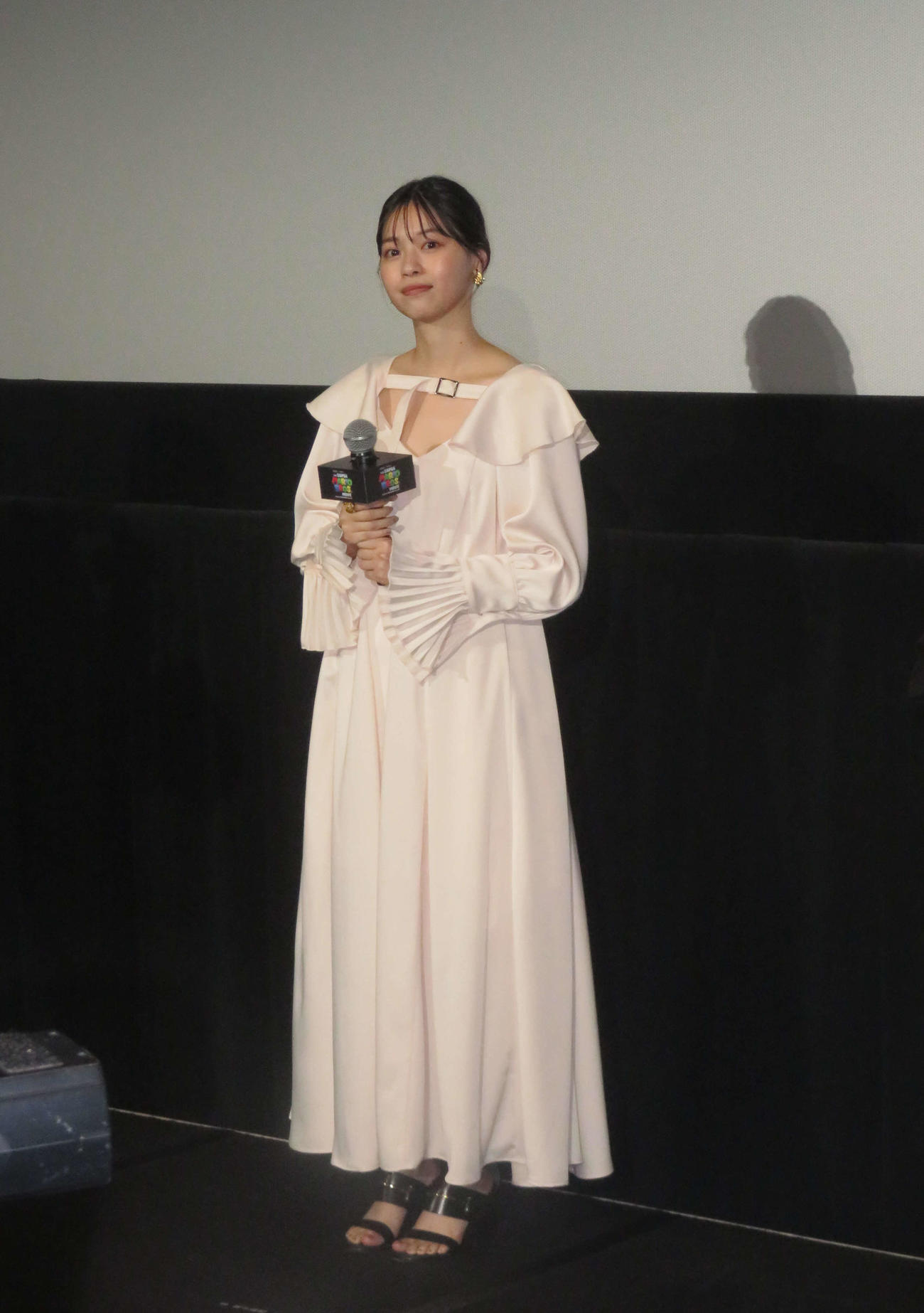 映画「ザ・スーパーマリオブラザーズ・ムービー」のジャパンプレミアに出席した西野七瀬（撮影・横山慧）