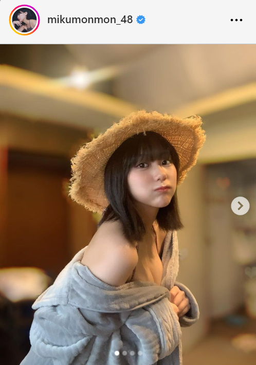 HKT48田中美久インスタグラムから