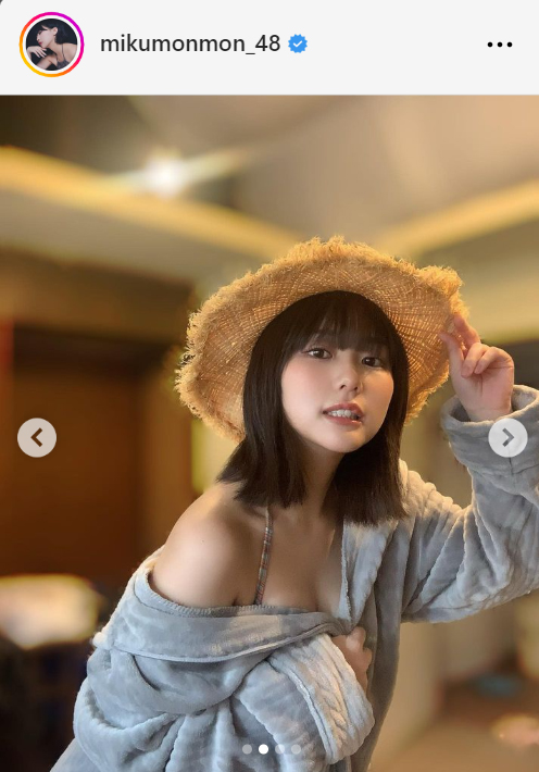 HKT48田中美久インスタグラムから