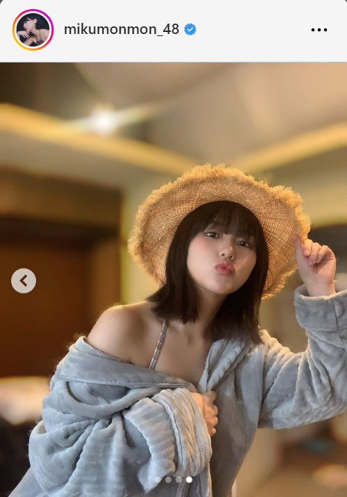HKT48田中美久インスタグラムから