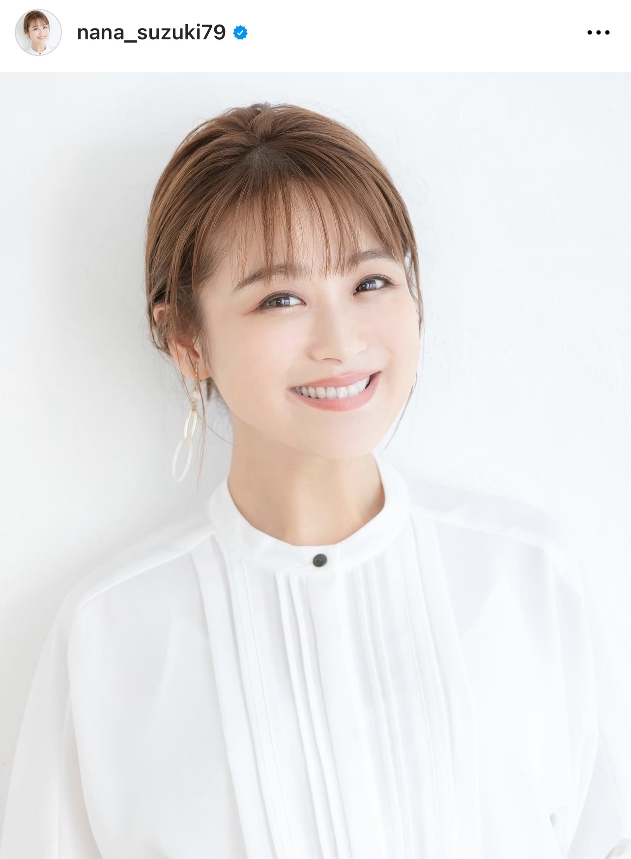 離婚したことについて改めて報告した鈴木奈々（鈴木奈々のインスタグラムから）