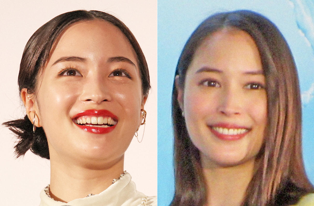左から広瀬すず、広瀬アリス