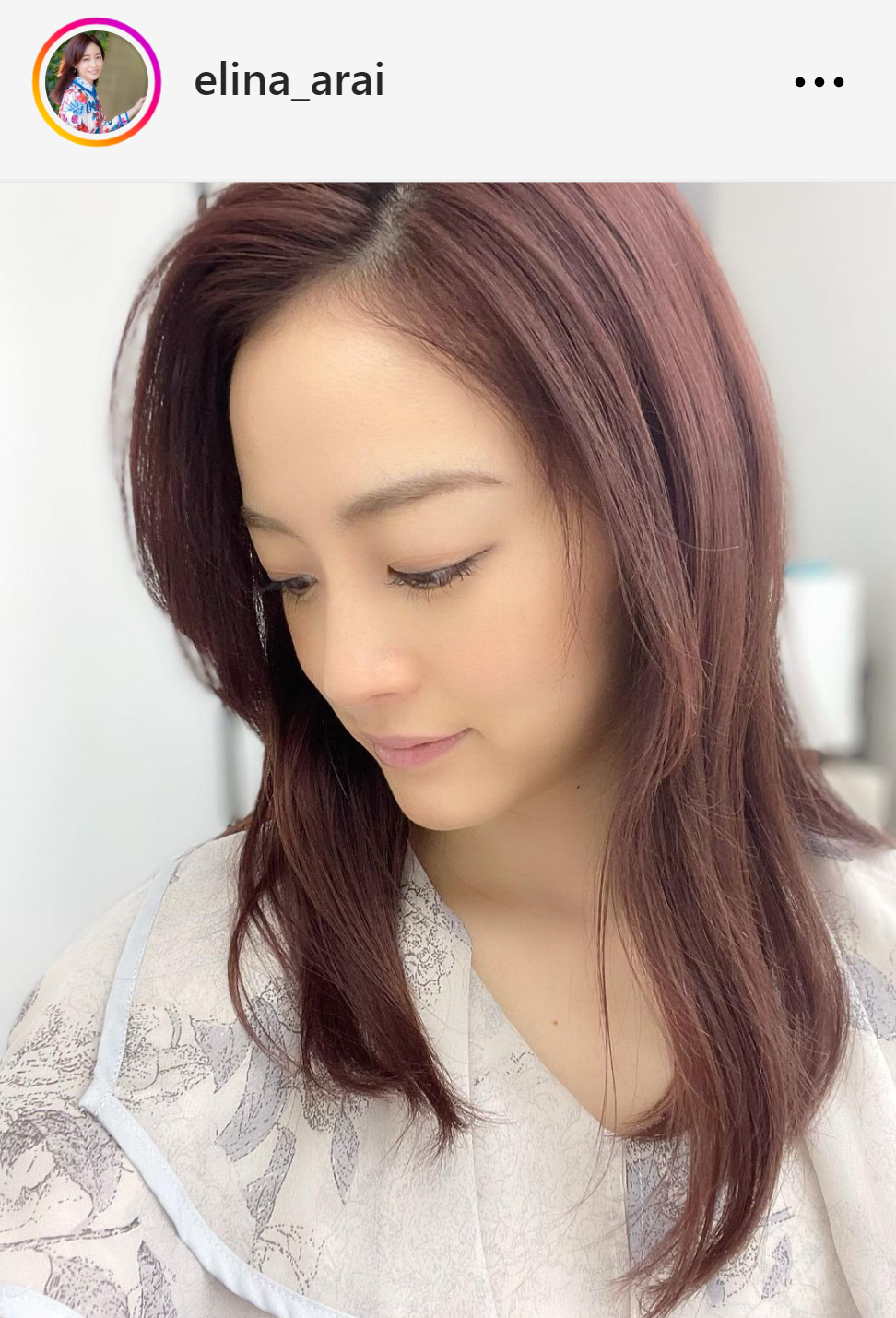 新井恵理那のインスタグラムから