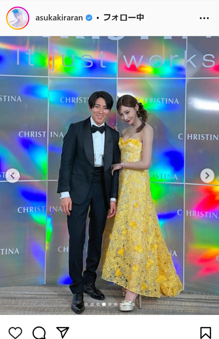 明日花キララのインスタグラムから