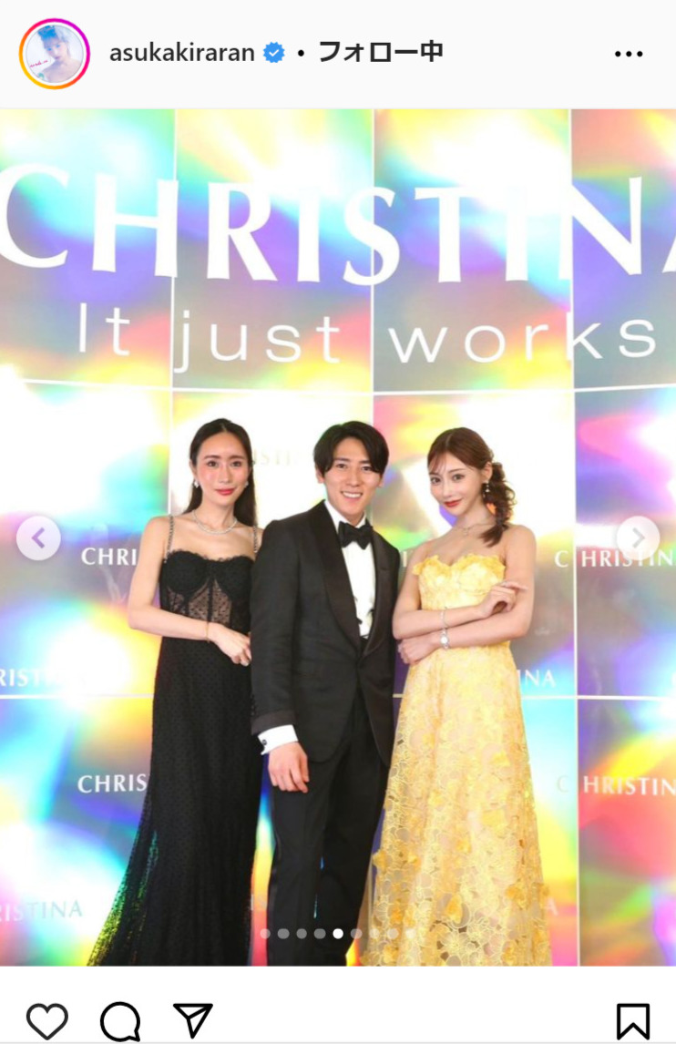 明日花キララのインスタグラムから