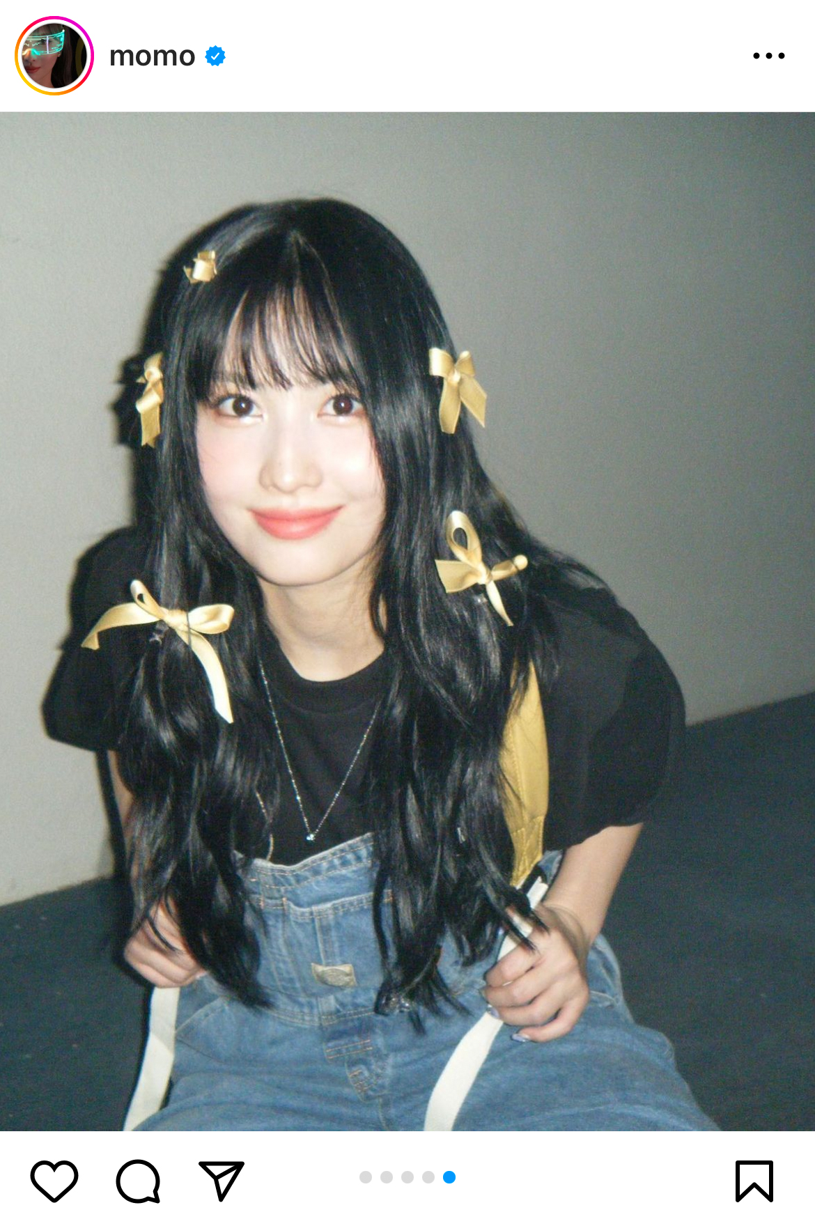 TWICEモモのインスタグラムから