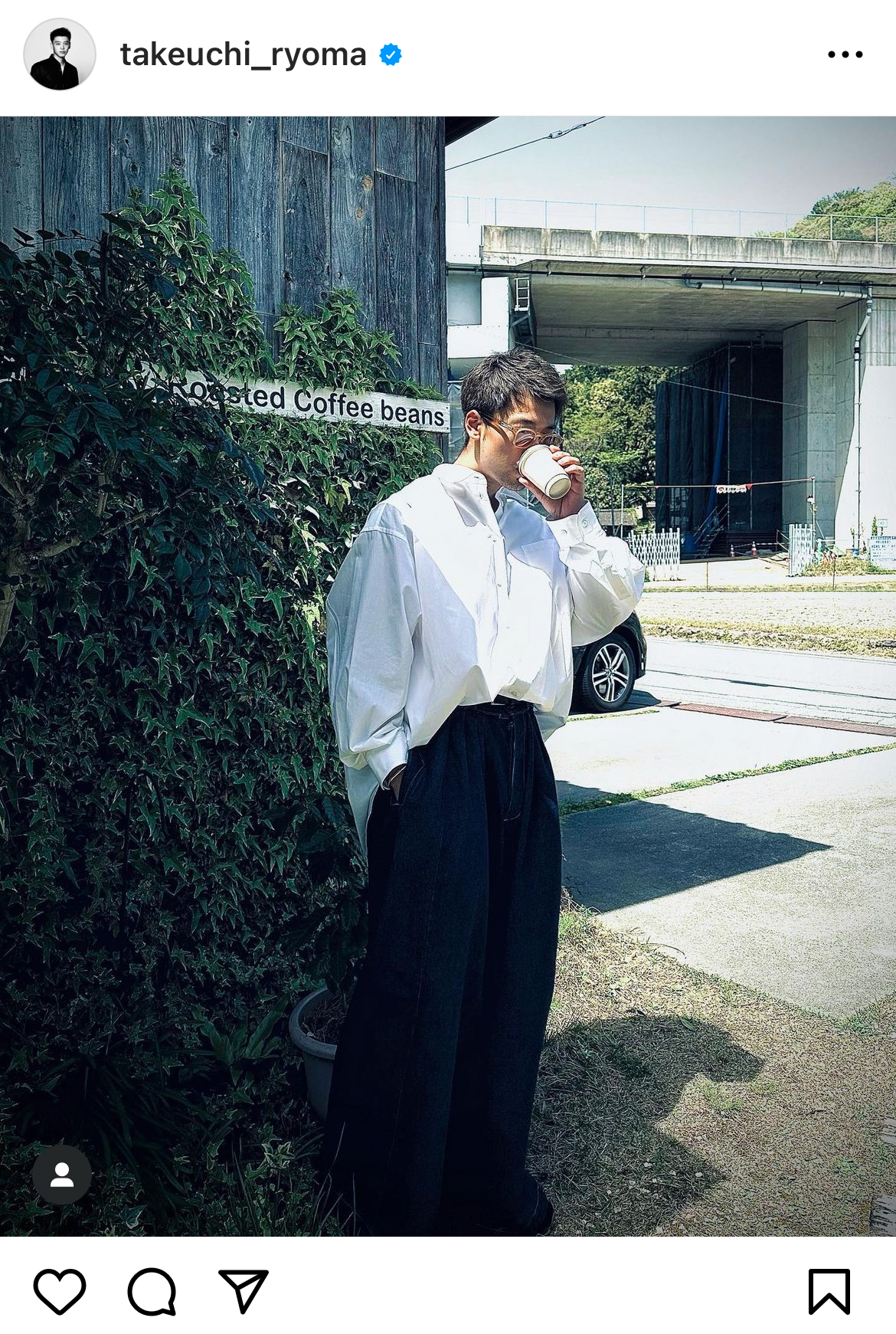竹内涼真のインスタグラムから