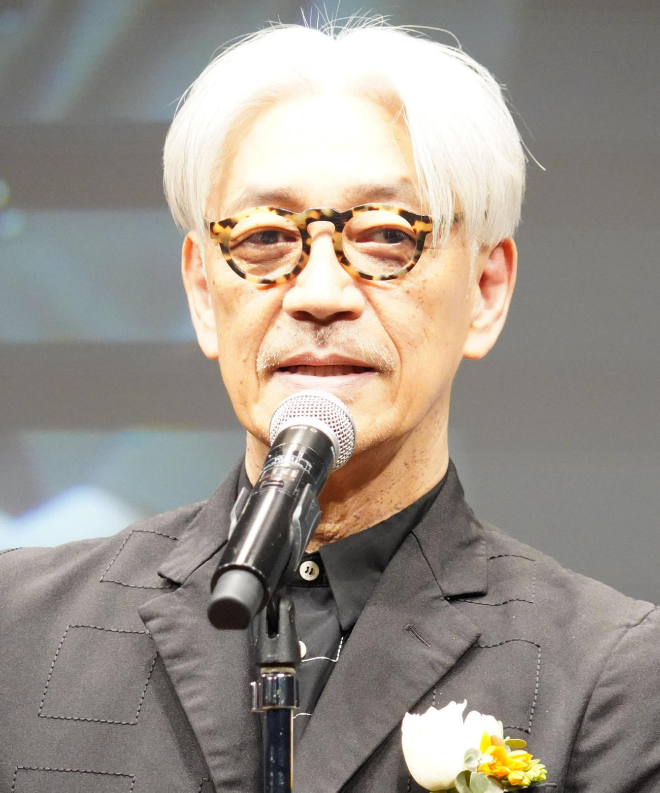 坂本龍一さん（2020年3月撮影）