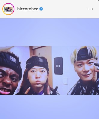 ヒコロヒーのインスタグラムから