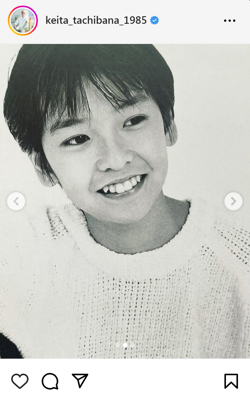 橘慶太のインスタグラムから
