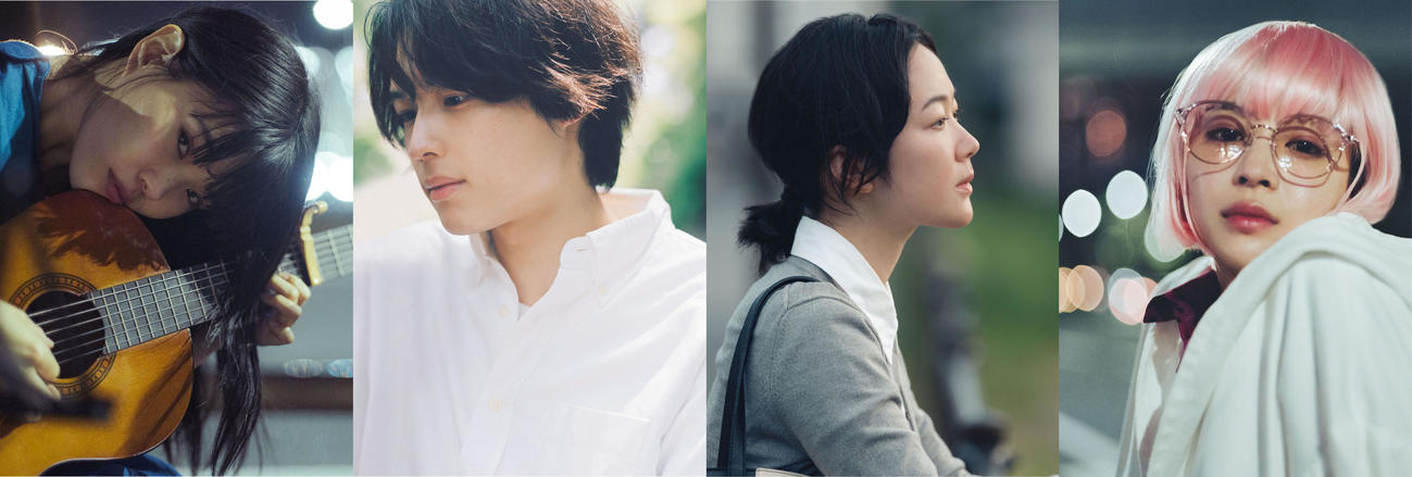 映画「キリエのうた」に出演する、左からBiSHのアイナ・ジ・エンド、SixTONESの松村北斗、黒木華、広瀬すず(C)2023 Kyrie Film Band