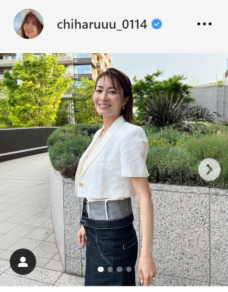 新山千春のインスタグラムから