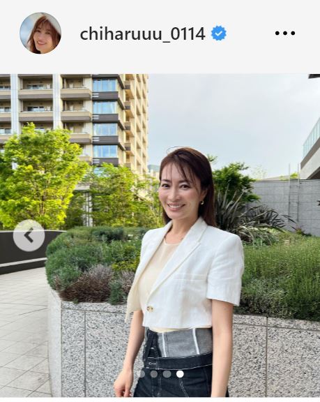 新山千春のインスタグラムから