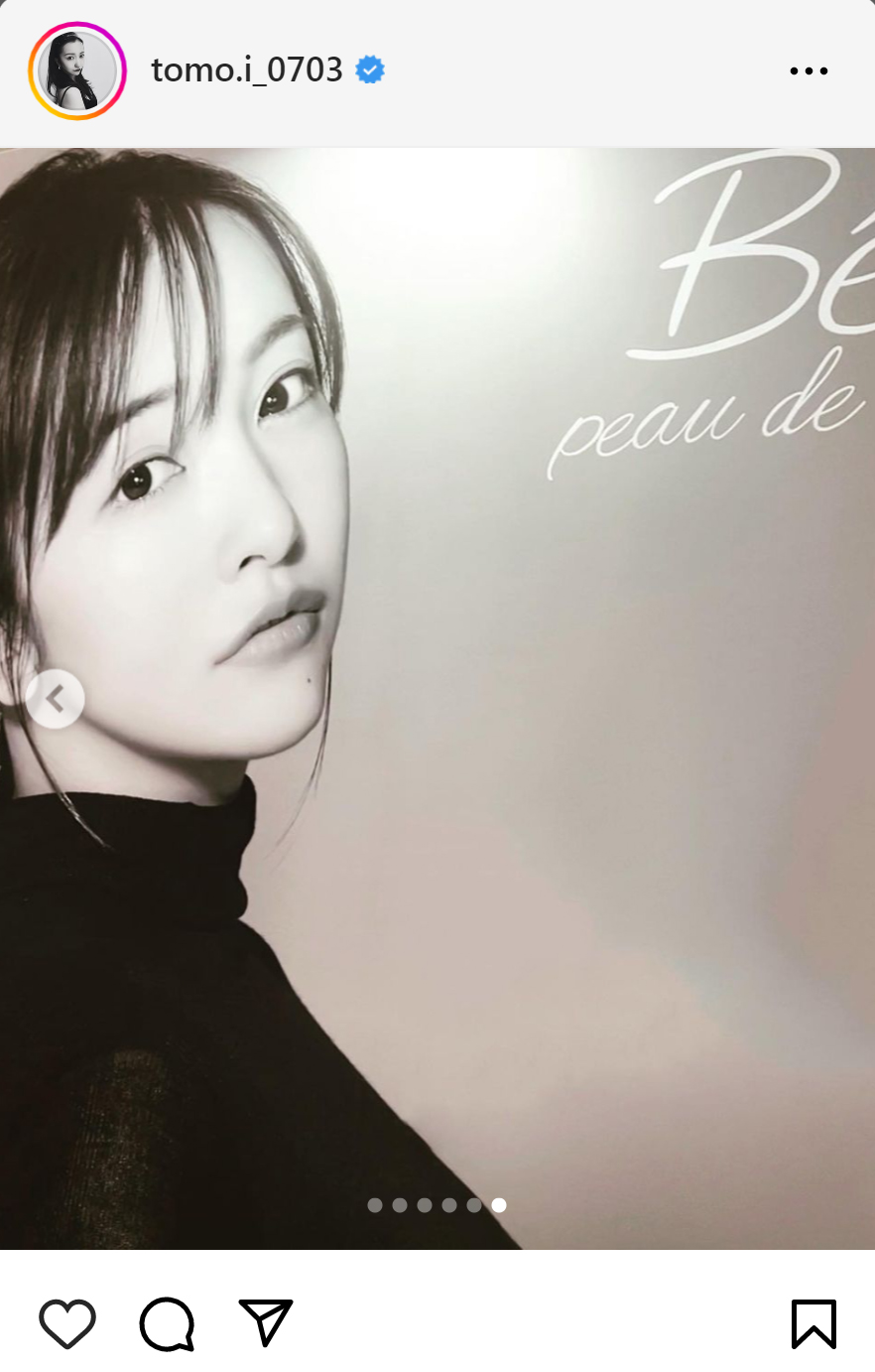 板野友美のインスタグラムから