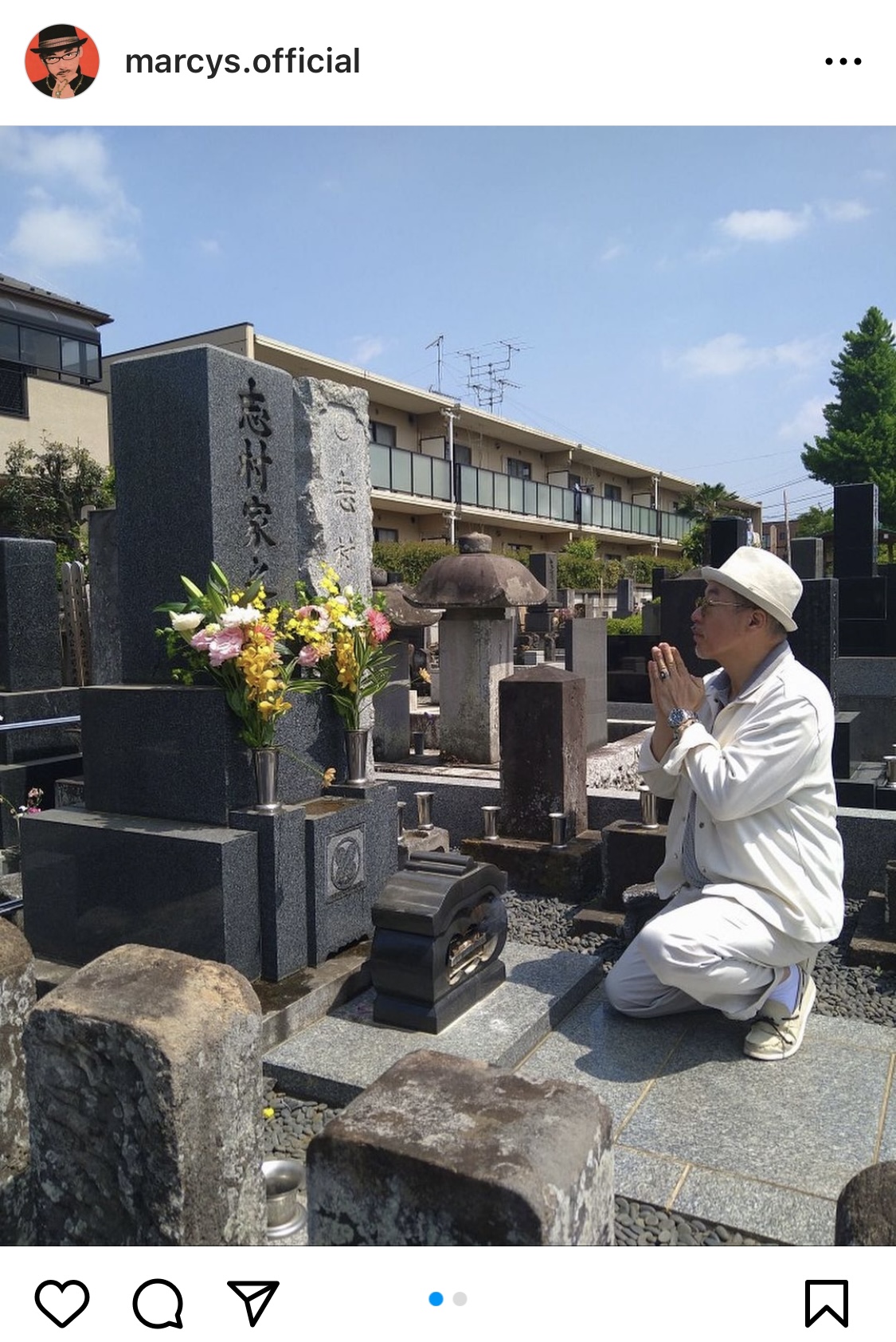 田代まさし氏のインスタグラムから