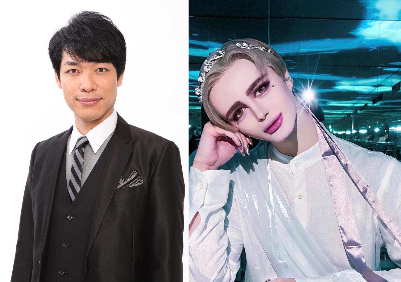 「シンデレラ男子」のMCを務める麒麟・川島明（左）とMatt（C）フジテレビ