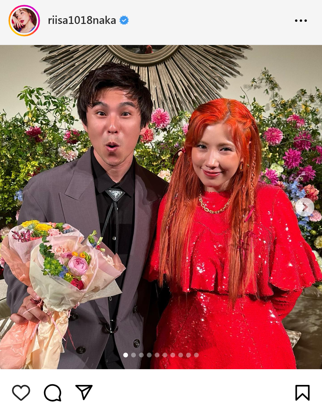 仲里依紗のインスタグラムから