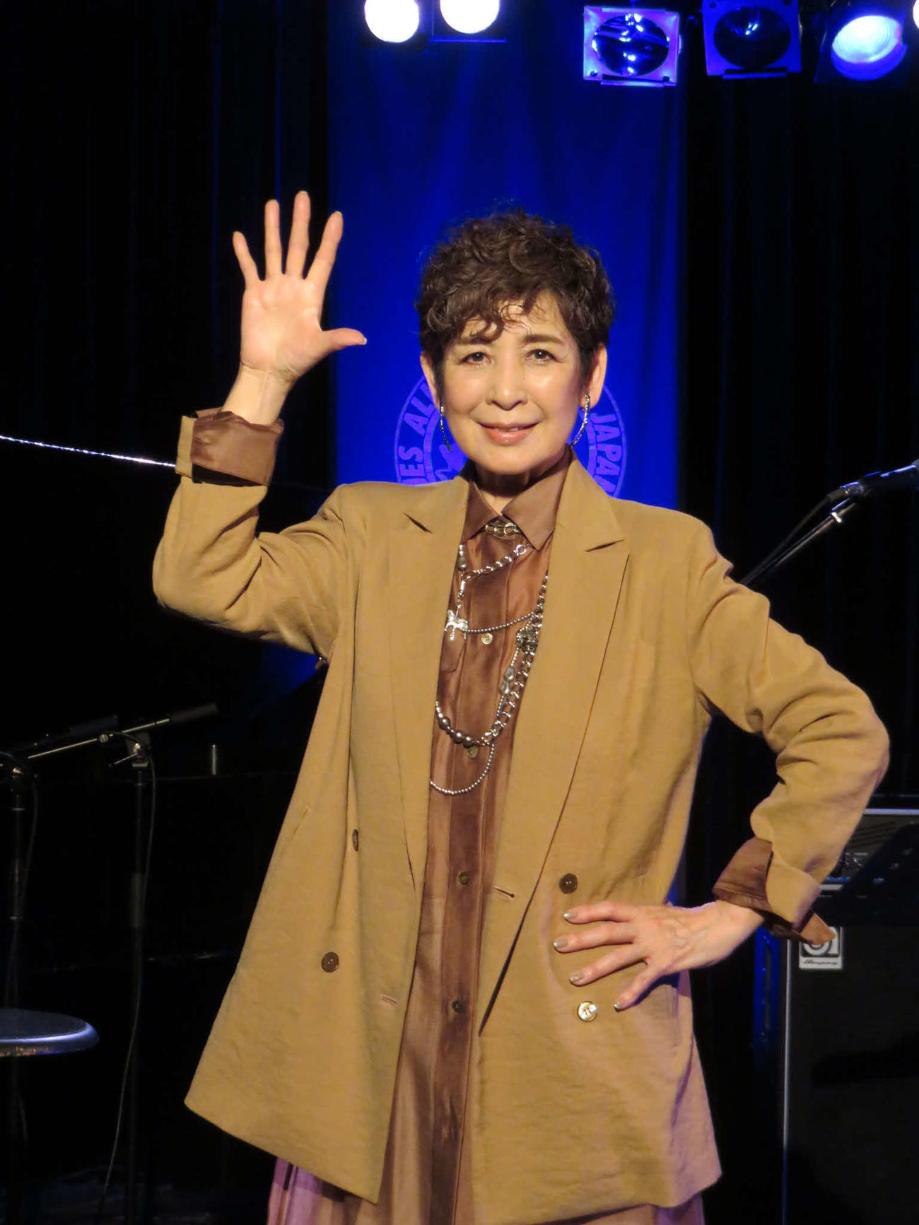 ピンキラデビュー55周年記念ライブを開催した今陽子