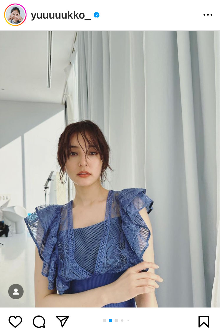 新木優子のインスタグラムから