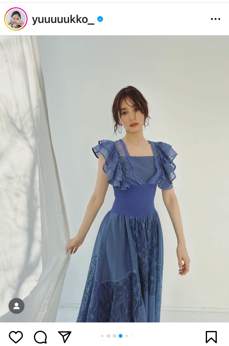 新木優子のインスタグラムから