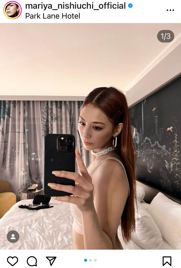 西内まりやのインスタグラムから