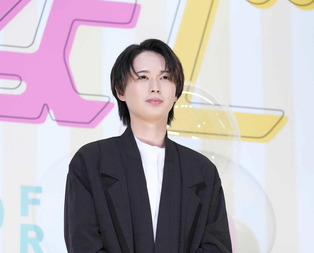 映画「おとななじみ」プレミア試写会に臨む井上瑞稀（撮影・小沢裕）