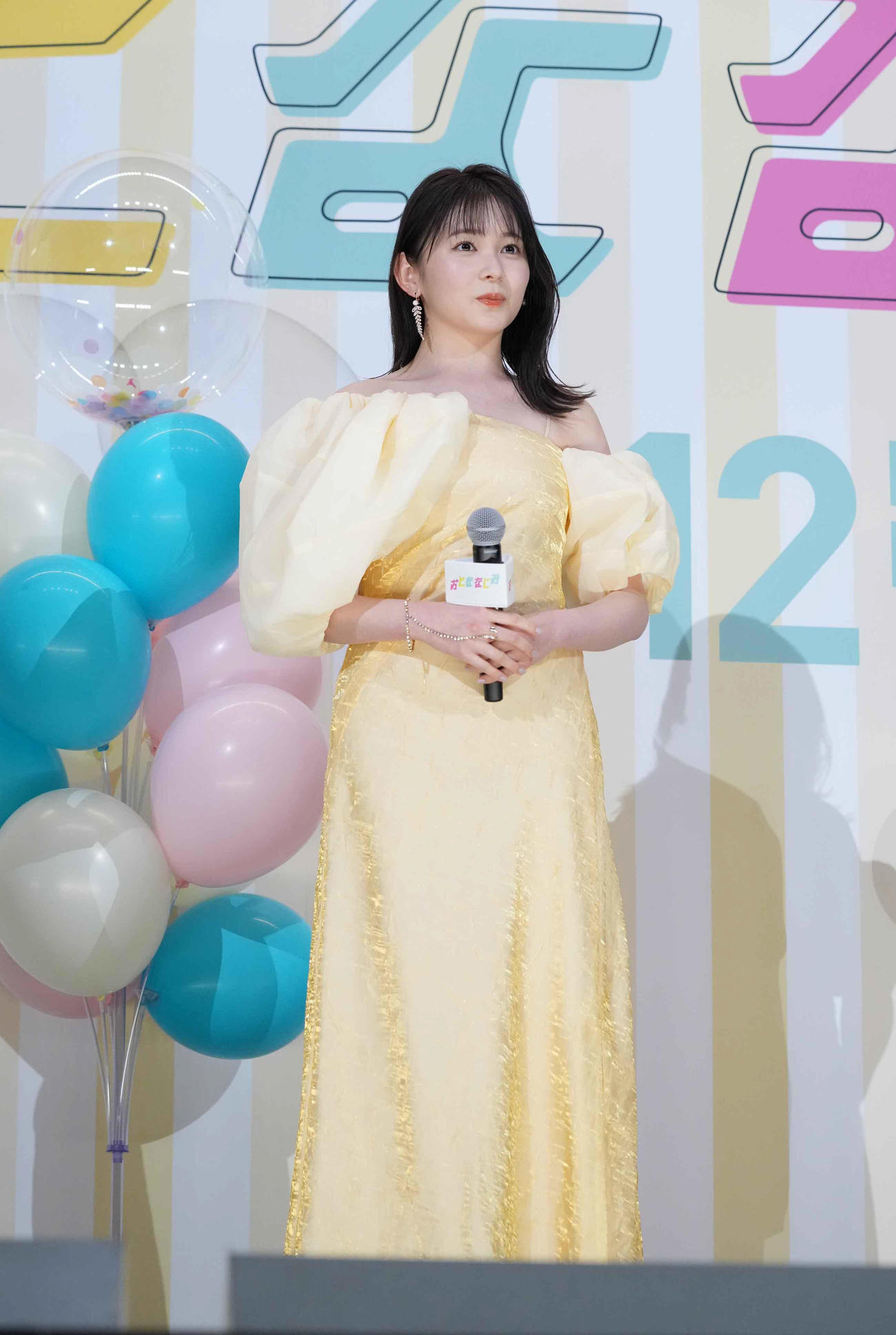 映画「おとななじみ」プレミア試写会に臨む久間田琳加（撮影・小沢裕）
