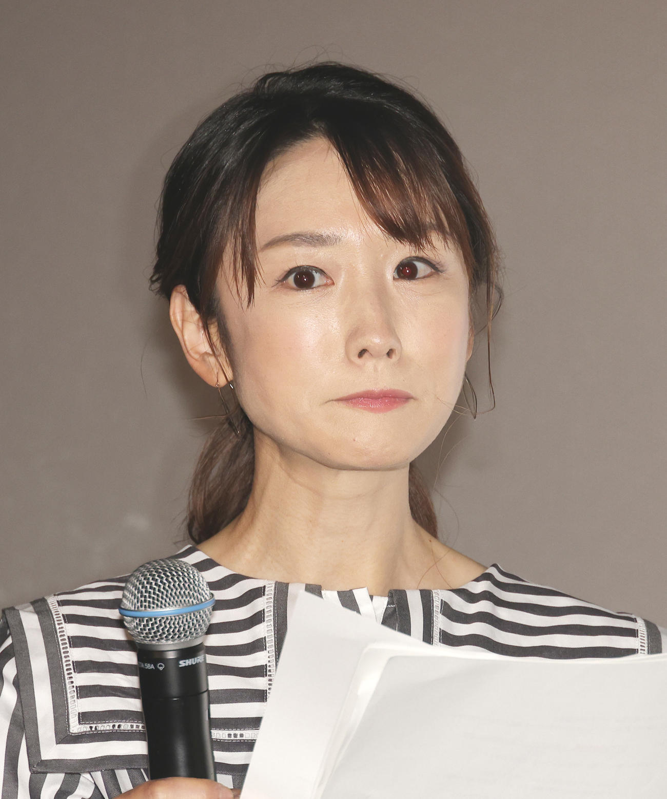 堂真理子アナ（22年4月撮影）