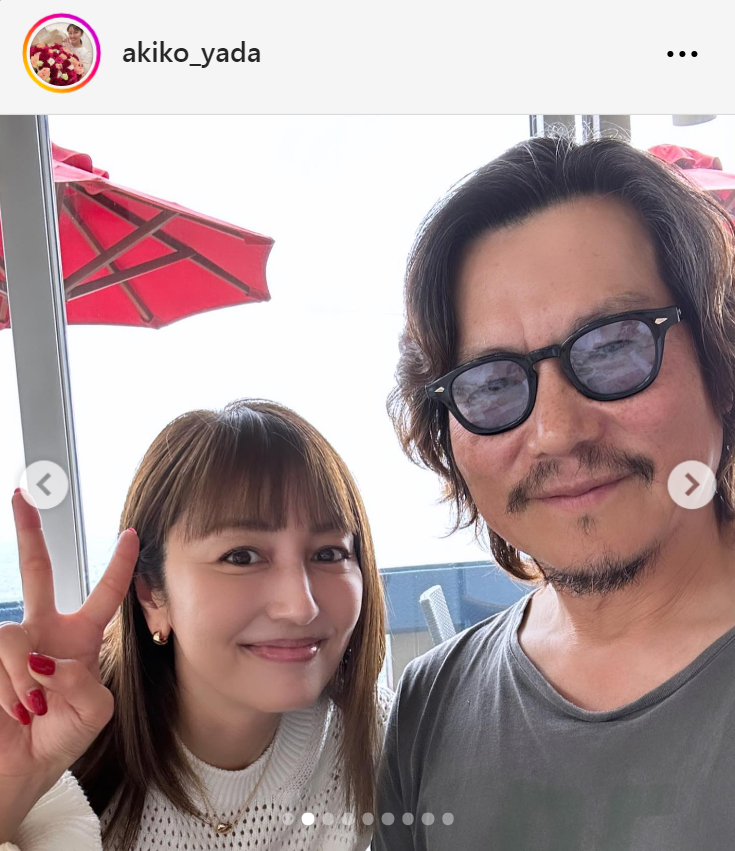矢田亜希子のインスタグラムから