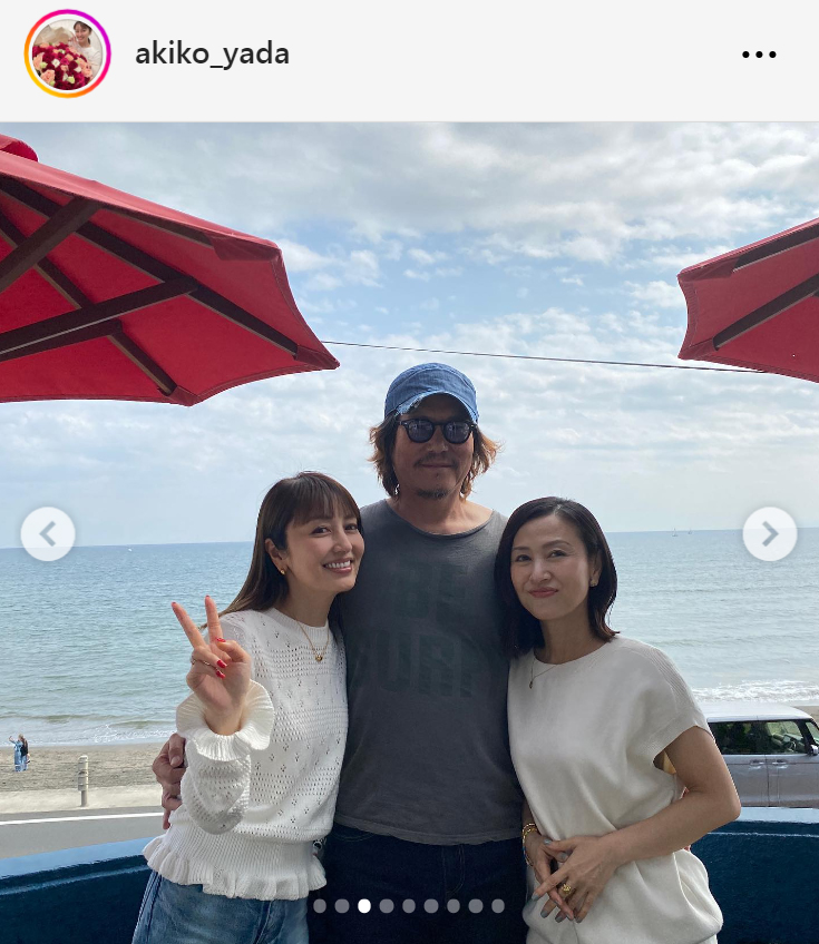 矢田亜希子のインスタグラムから