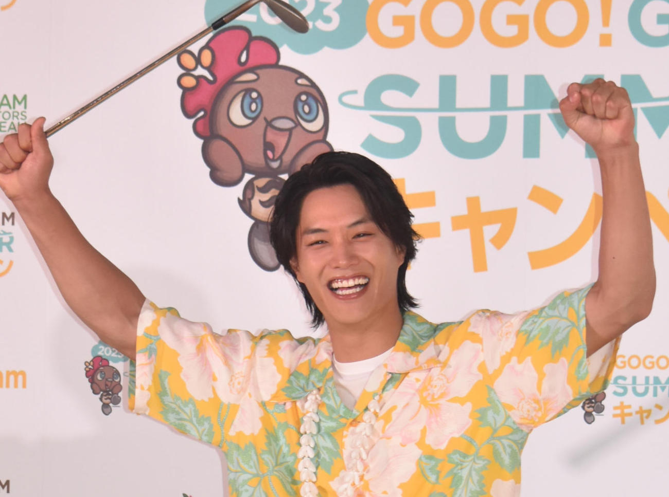 「GOGO！　GUAM SUMMERキャンペーン」記者会見に出席した鈴木伸之