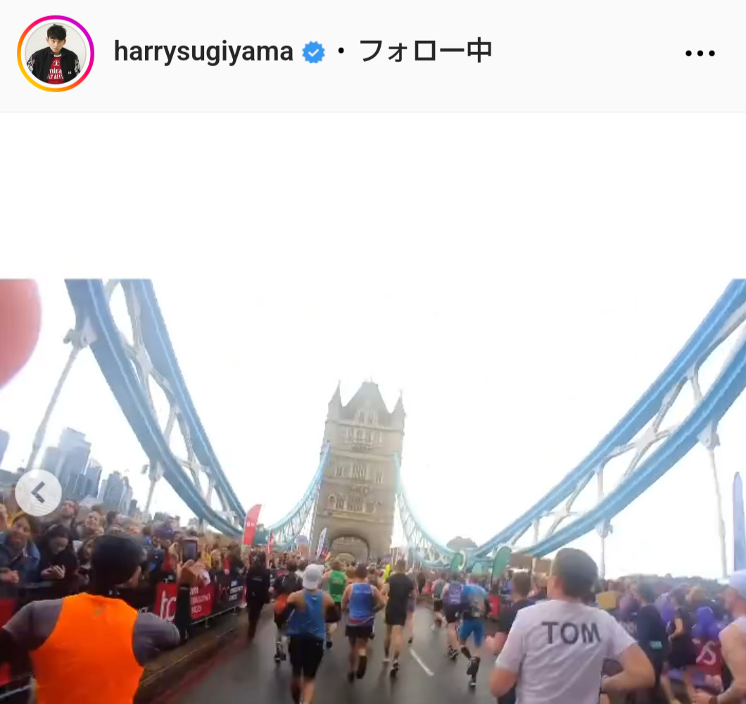 ハリー杉山のインスタグラムから