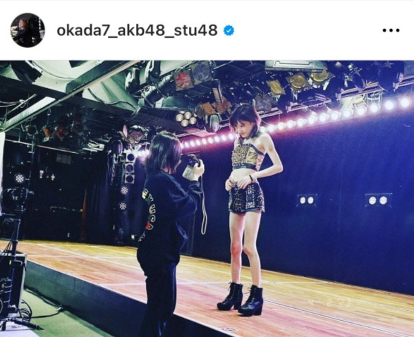 岡田奈々のインスタグラムから