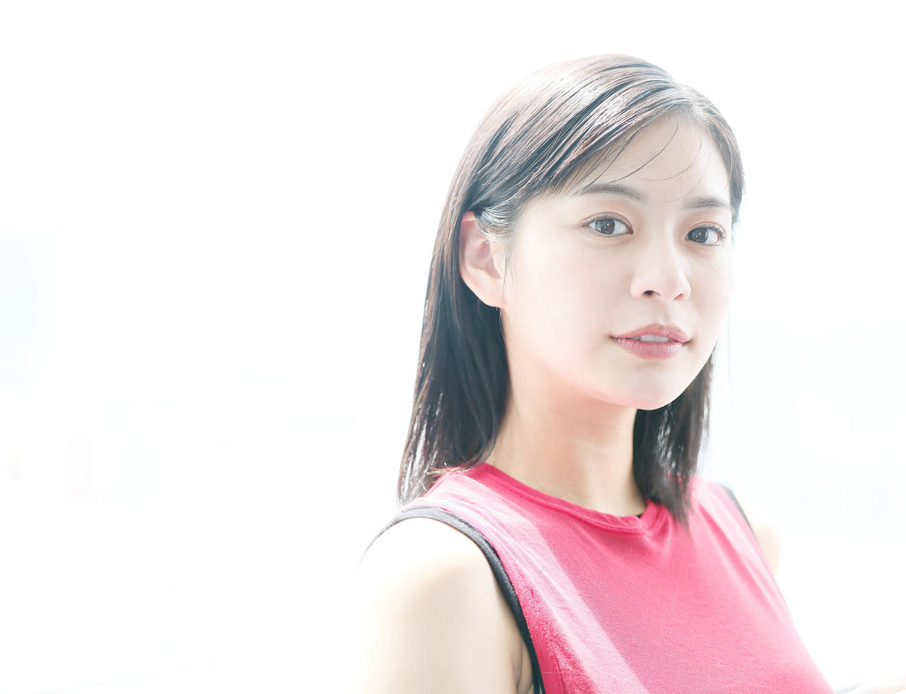 常に前向きに。20歳の春を過ごす永瀬莉子（撮影・足立雅史）