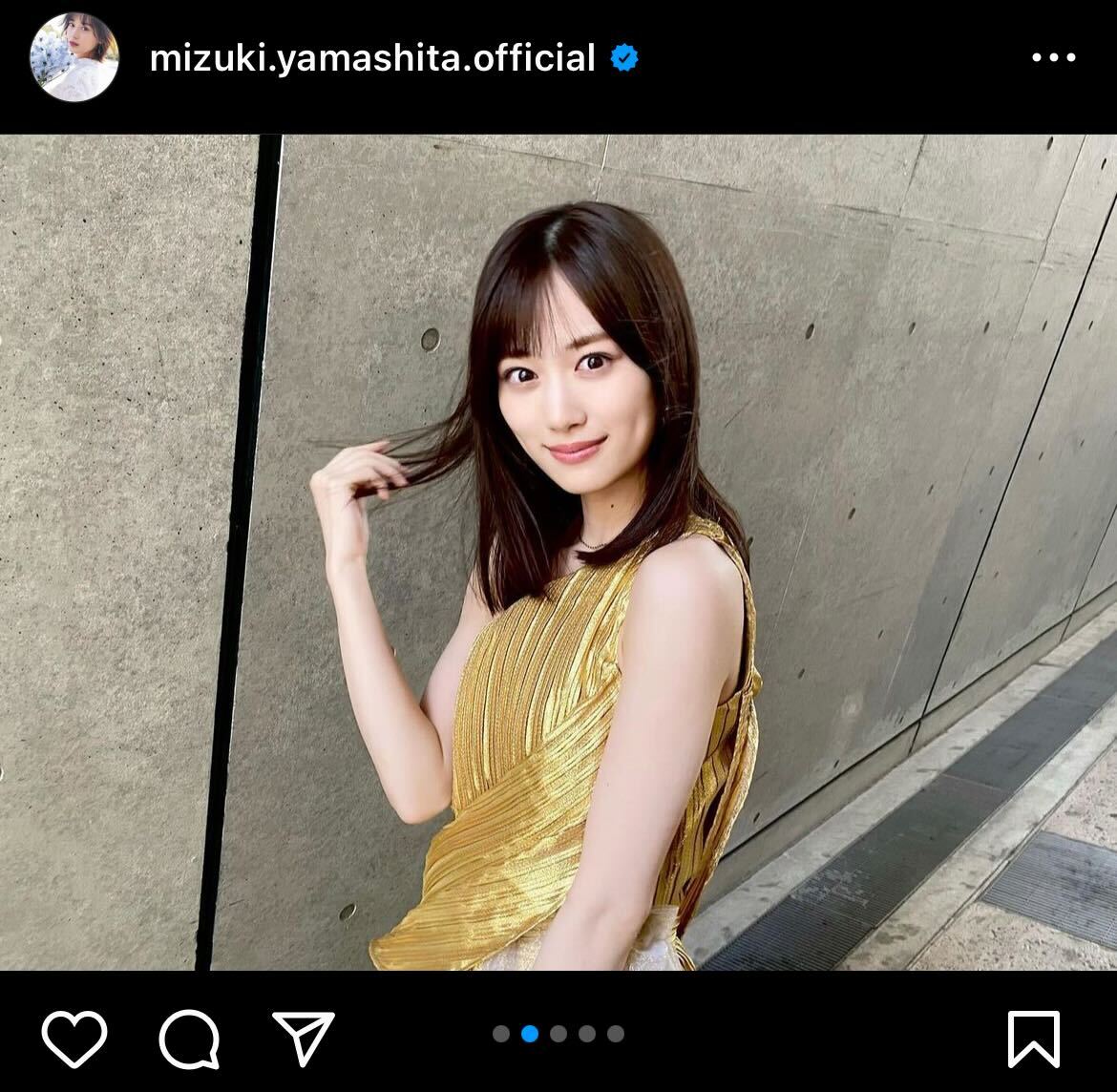 乃木坂46山下美月インスタグラムから