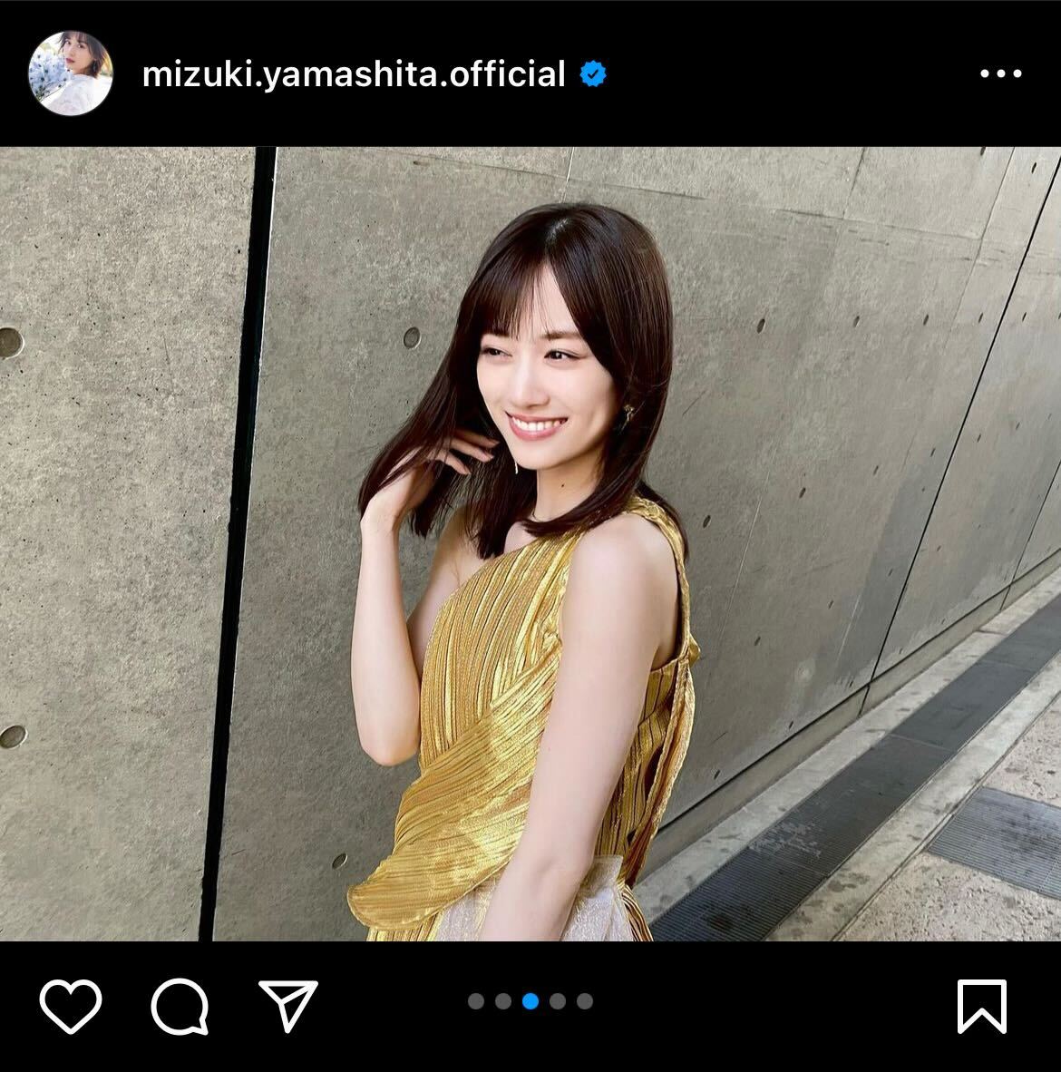 乃木坂46山下美月インスタグラムから