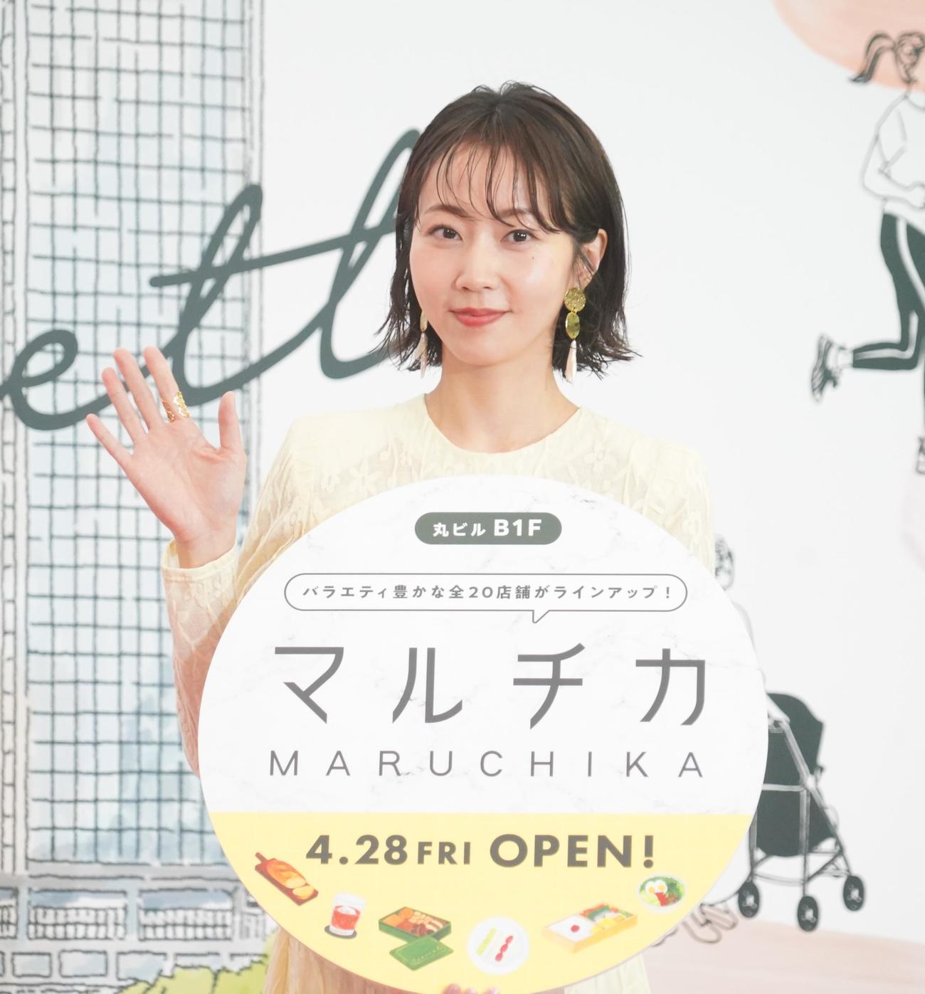 「マルチカ」リニューアルオープニングセレモニーに出席した木南晴夏（撮影・佐藤成）