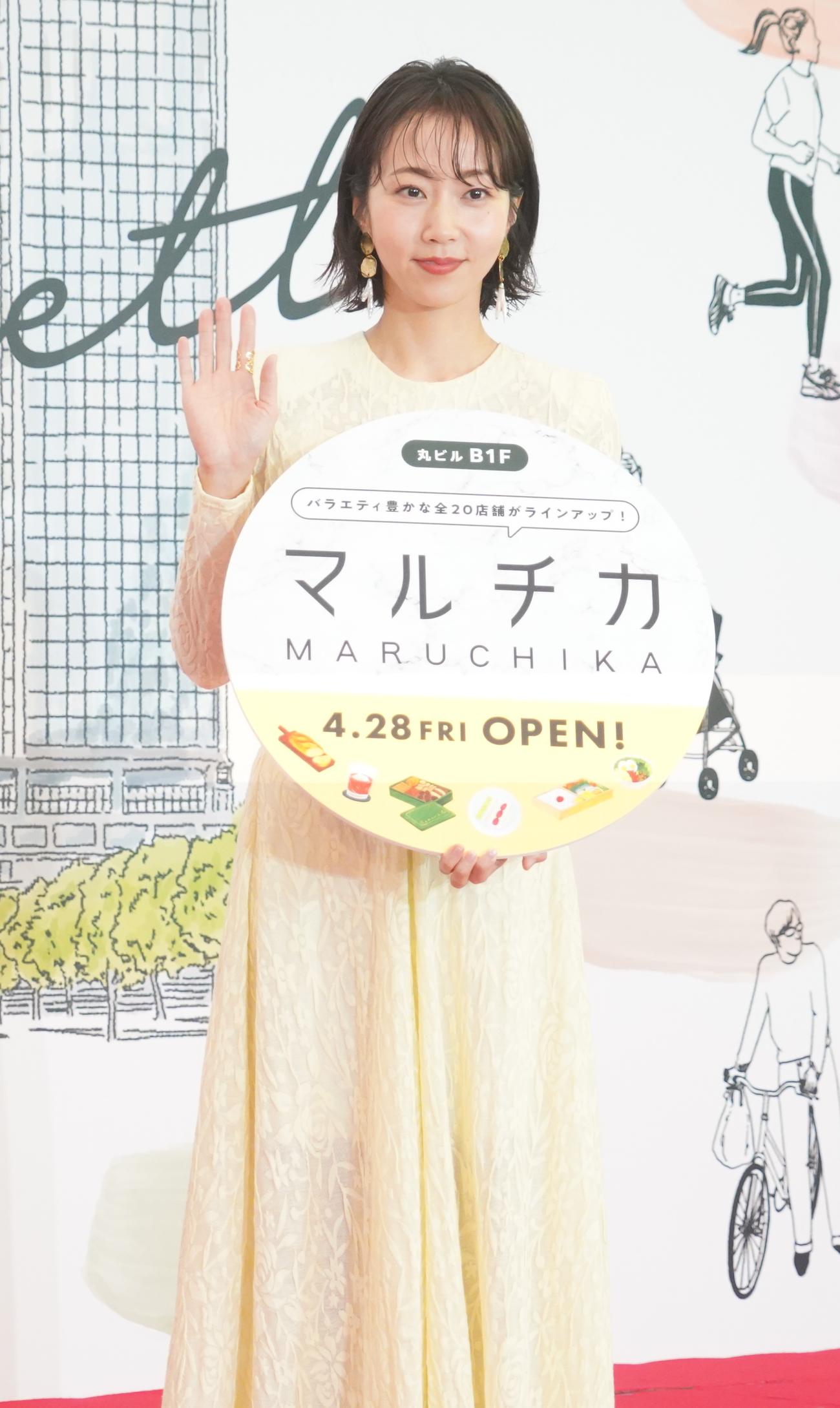 「マルチカ」リニューアルオープニングセレモニーに出席した木南晴夏（撮影・佐藤成）