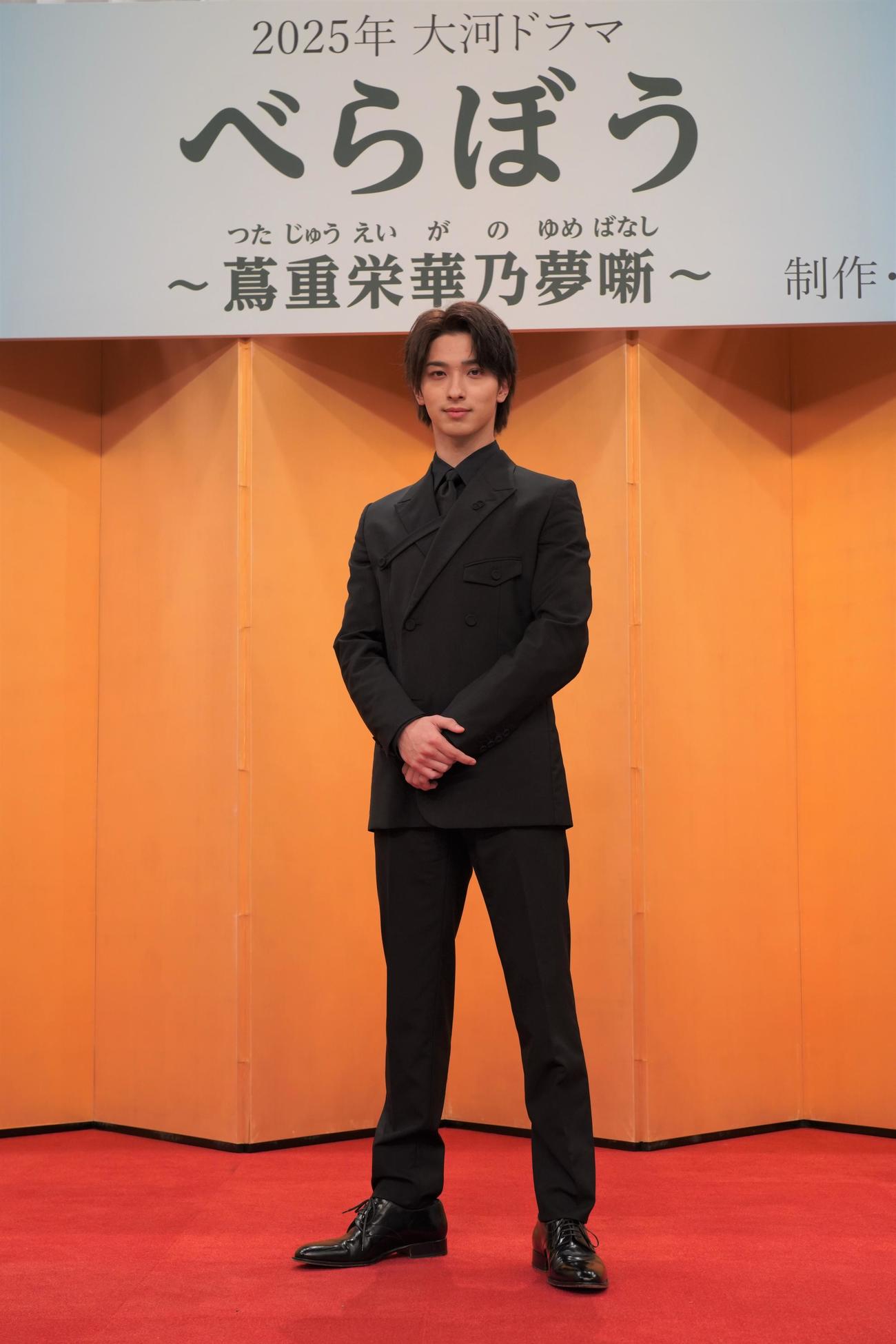 25年大河ドラマ「べらぼう～蔦重栄華乃夢噺～」で主演を務める横浜流星（C）NHK