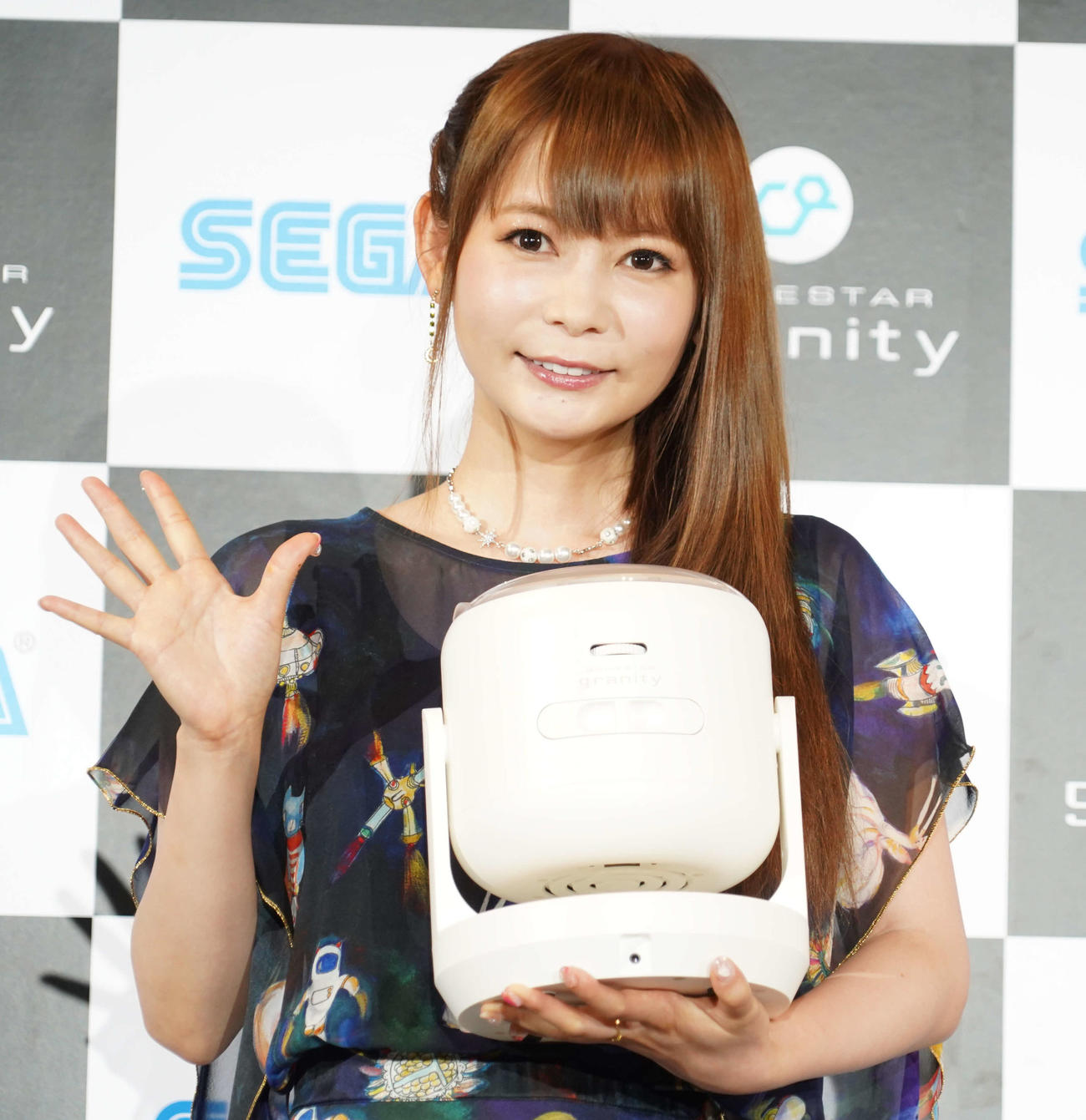 セガトイズの新商品発表会に出席した中川翔子（2022年8月8日撮影）