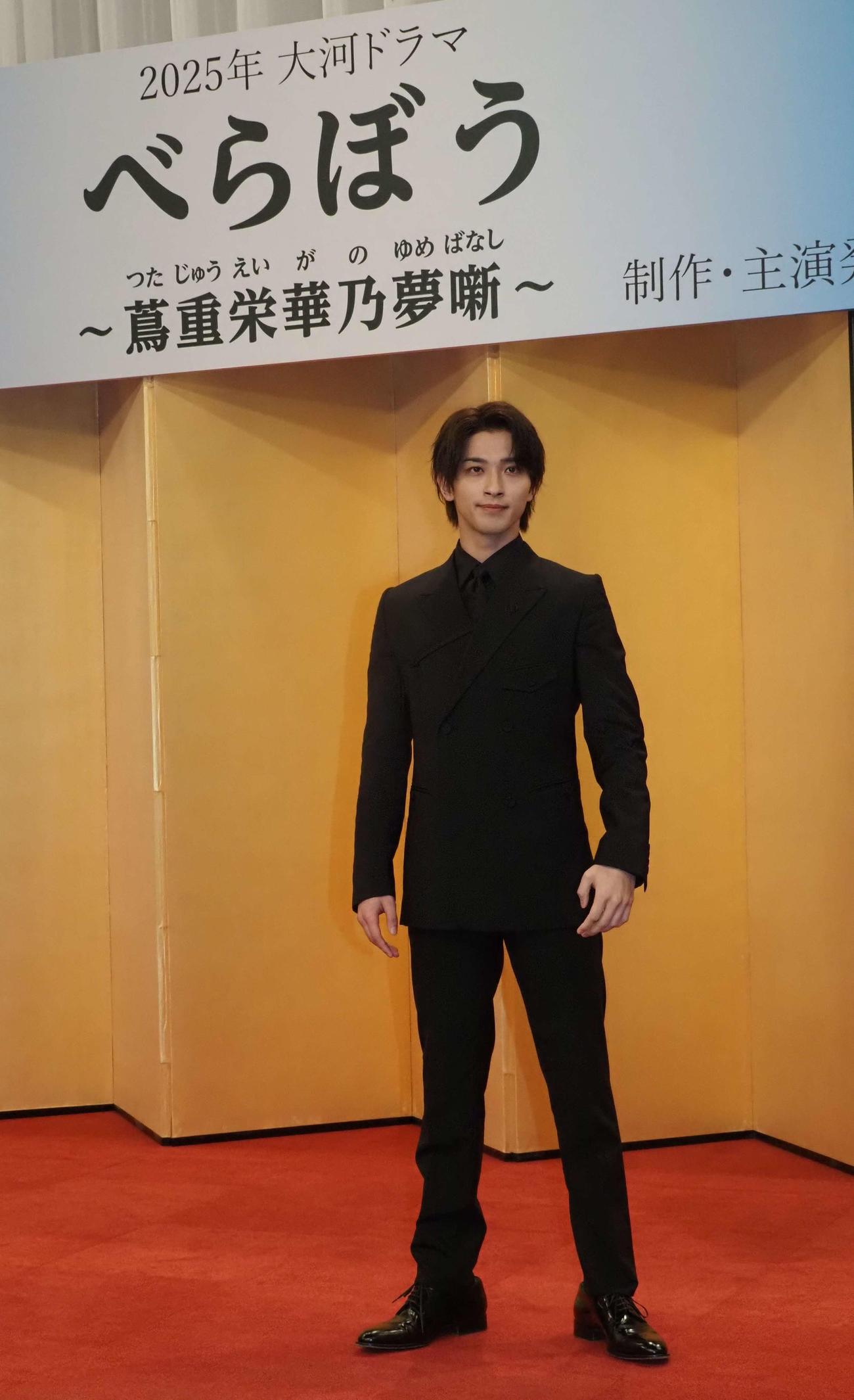 2025年大河ドラマ「べらぼう～蔦重栄華乃夢噺～」に主演する横浜流星（撮影・遠藤尚子）