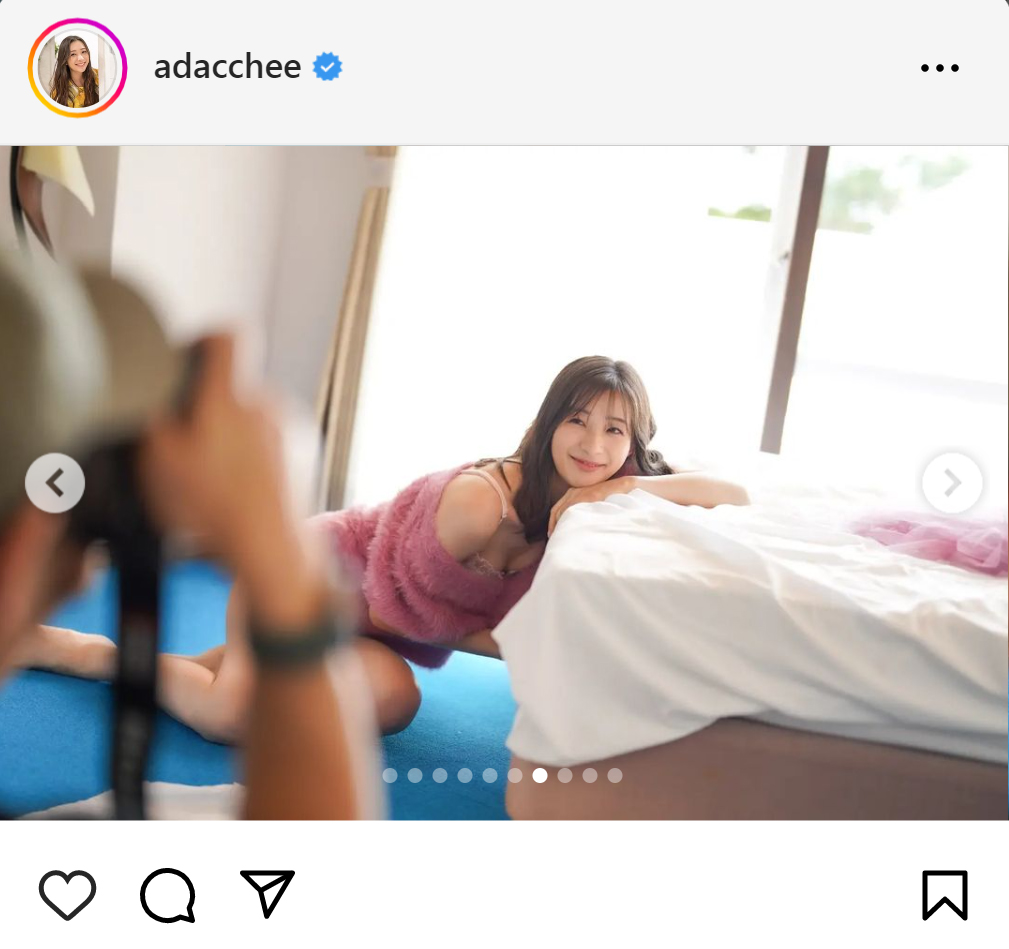 足立梨花のインスタグラムから