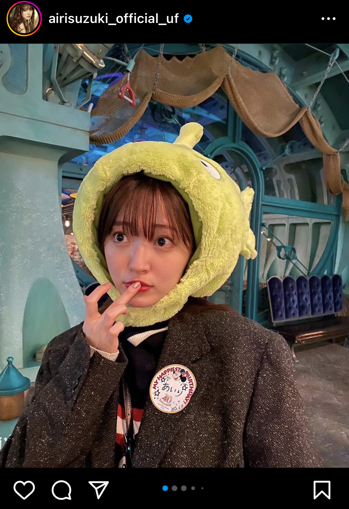 鈴木愛理のインスタグラムから