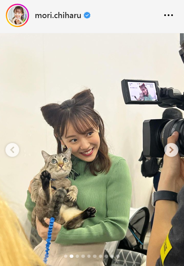 森千晴アナのインスタグラムから