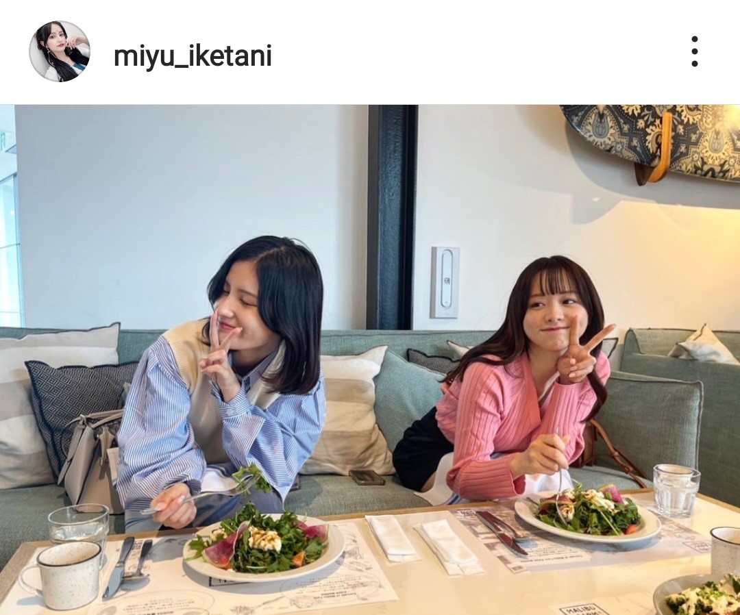 池谷実悠アナのインスタグラムから