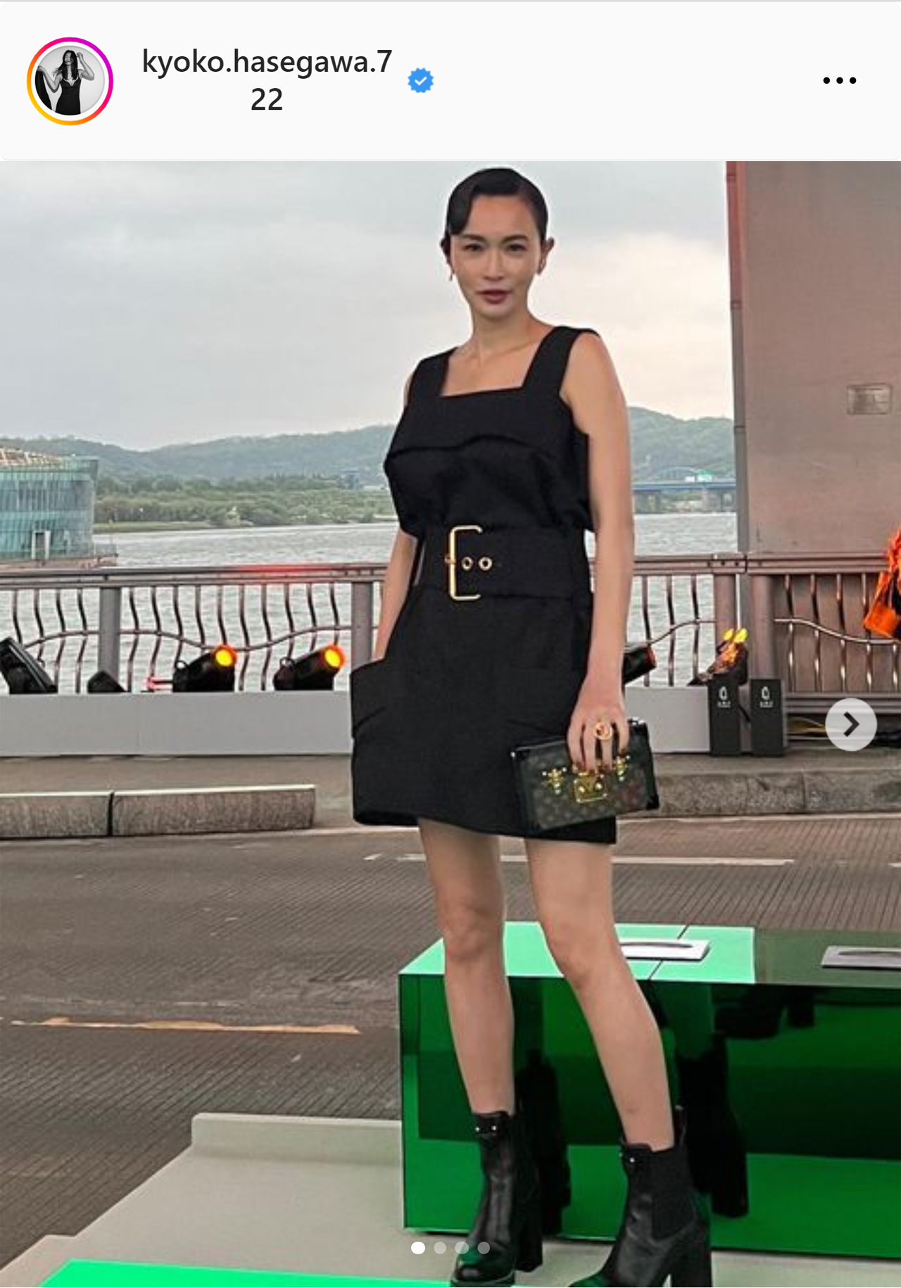 長谷川京子のインスタグラムから