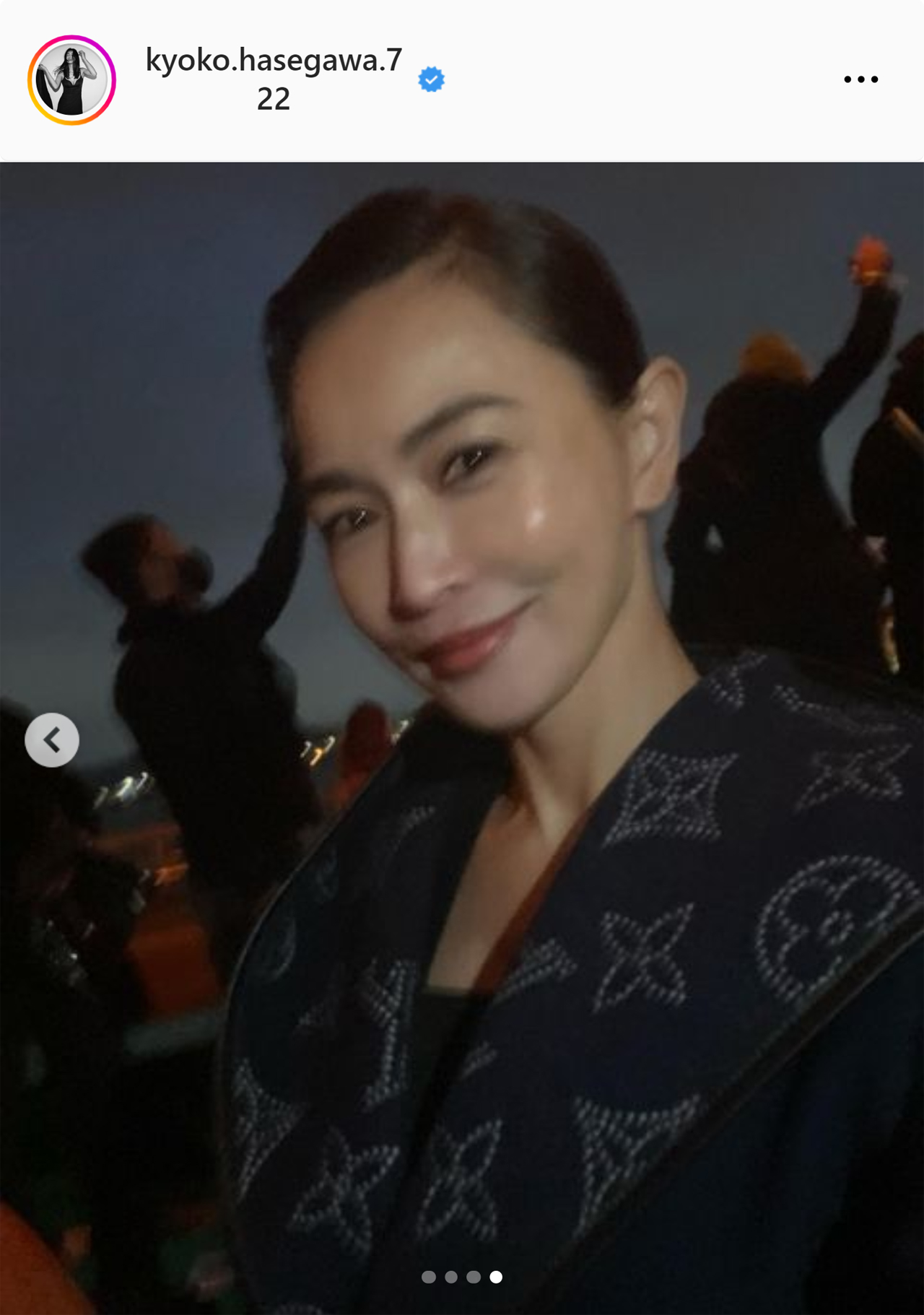 長谷川京子のインスタグラムから