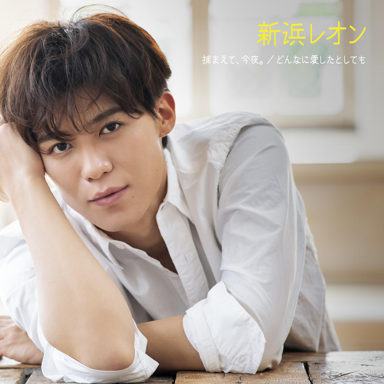 シングル「捕まえて、今夜／どんなに愛したとしても」の「惚れ惚レオン盤」