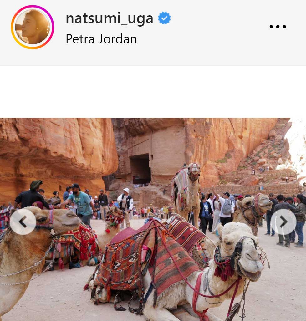 宇賀なつみアナのインスタグラムから